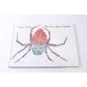 Eric, Carle, The Very Busy Spider, 1984, Philomel Books, Picture Book, Vintage,